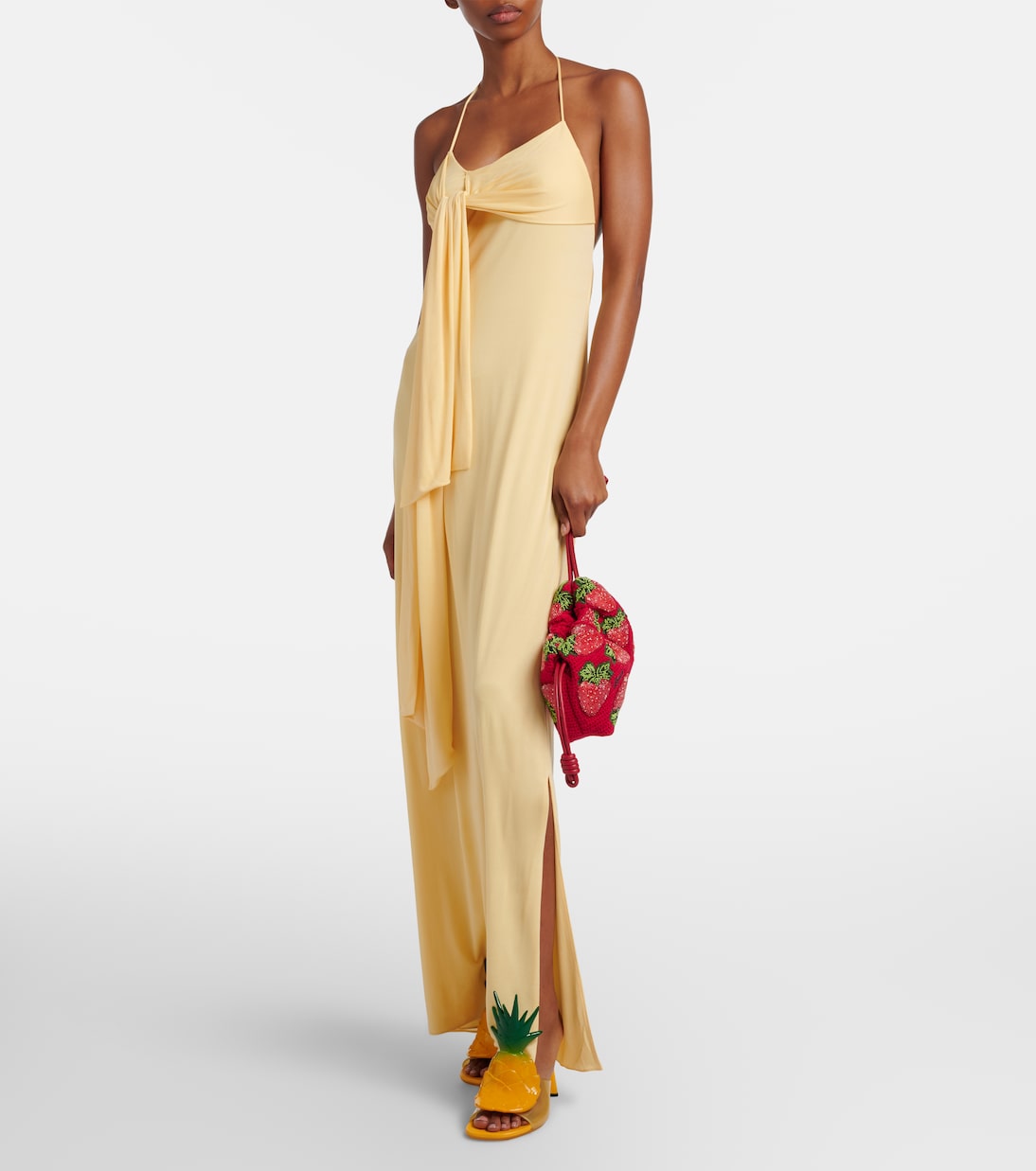 Paula's Ibiza Flamenco Mini beaded clutch | Loewe