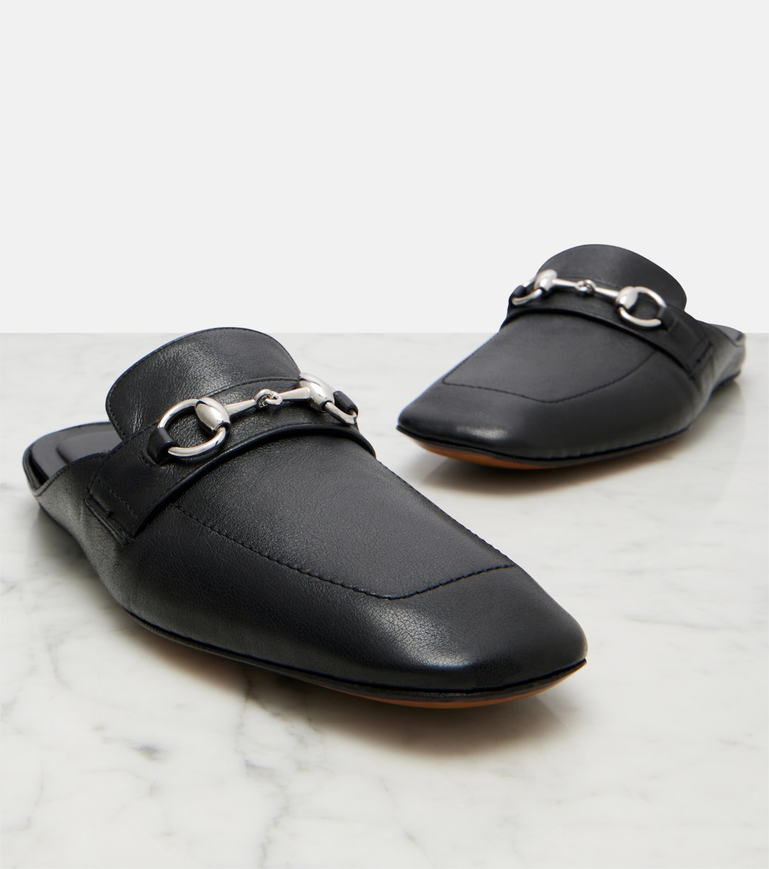 Ragazzo Horsebit leather mules | Gucci