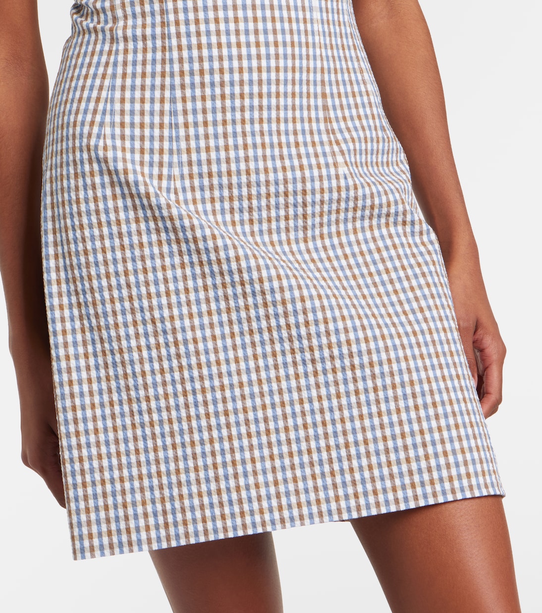 Robe en coton à motif vichy | Veronica Beard