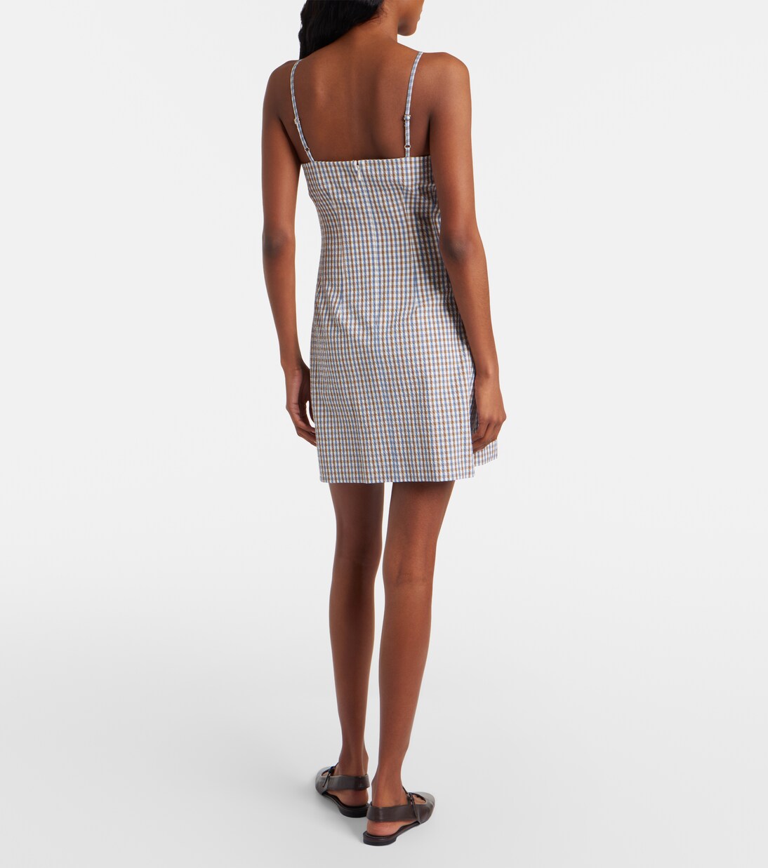 Robe en coton à motif vichy | Veronica Beard