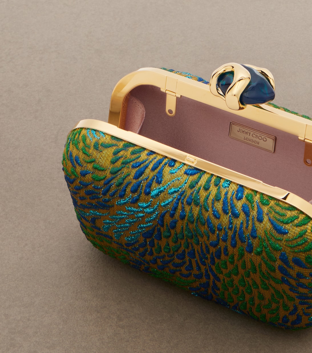 Cloud brocade clutch | Jimmy Choo