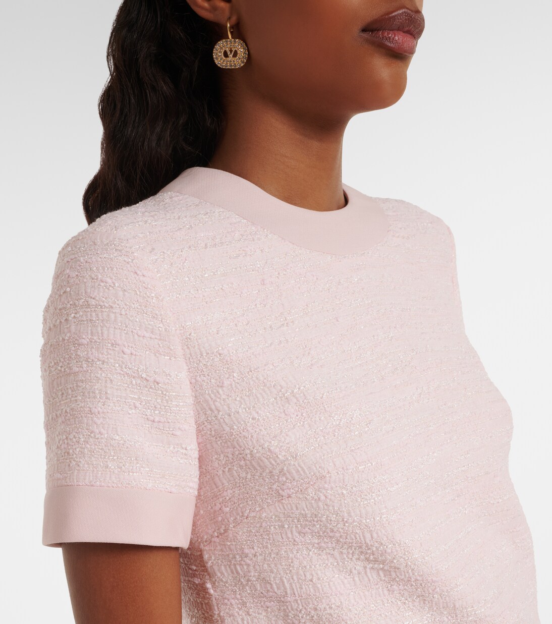 VLogo tweed minidress | Valentino
