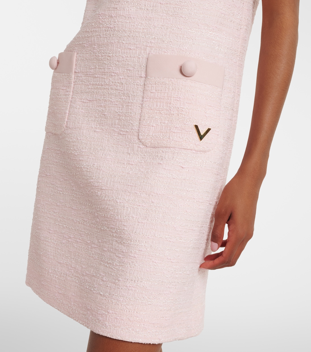 VLogo tweed minidress | Valentino