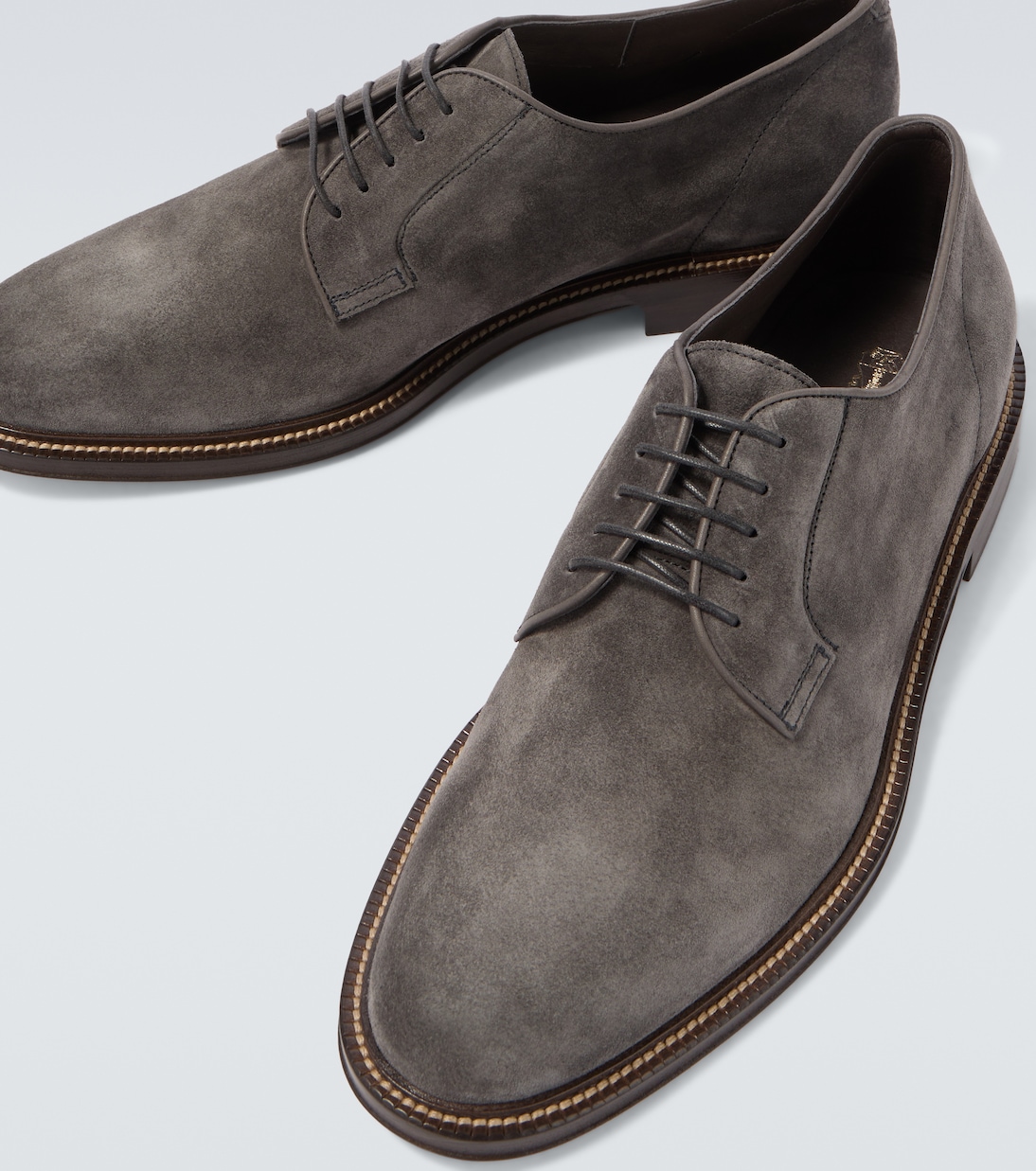 Suede Derby shoes | Brunello Cucinelli