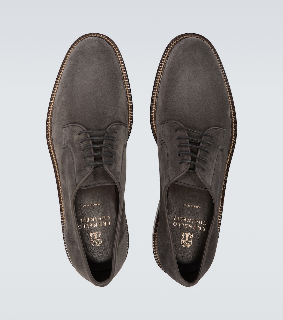 Suede Derby shoes | Brunello Cucinelli