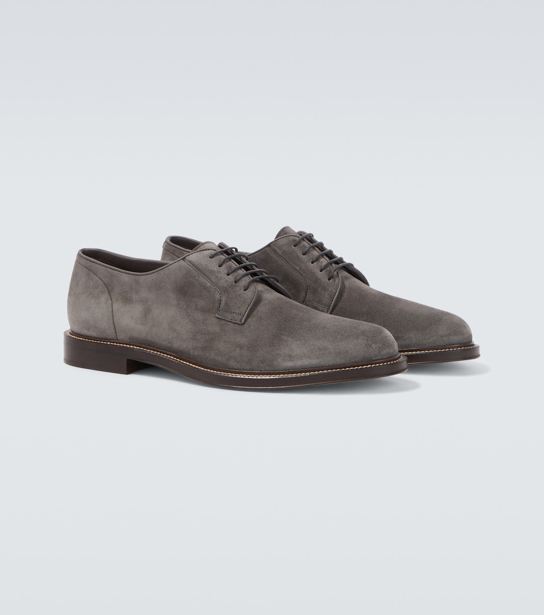 Suede Derby shoes | Brunello Cucinelli