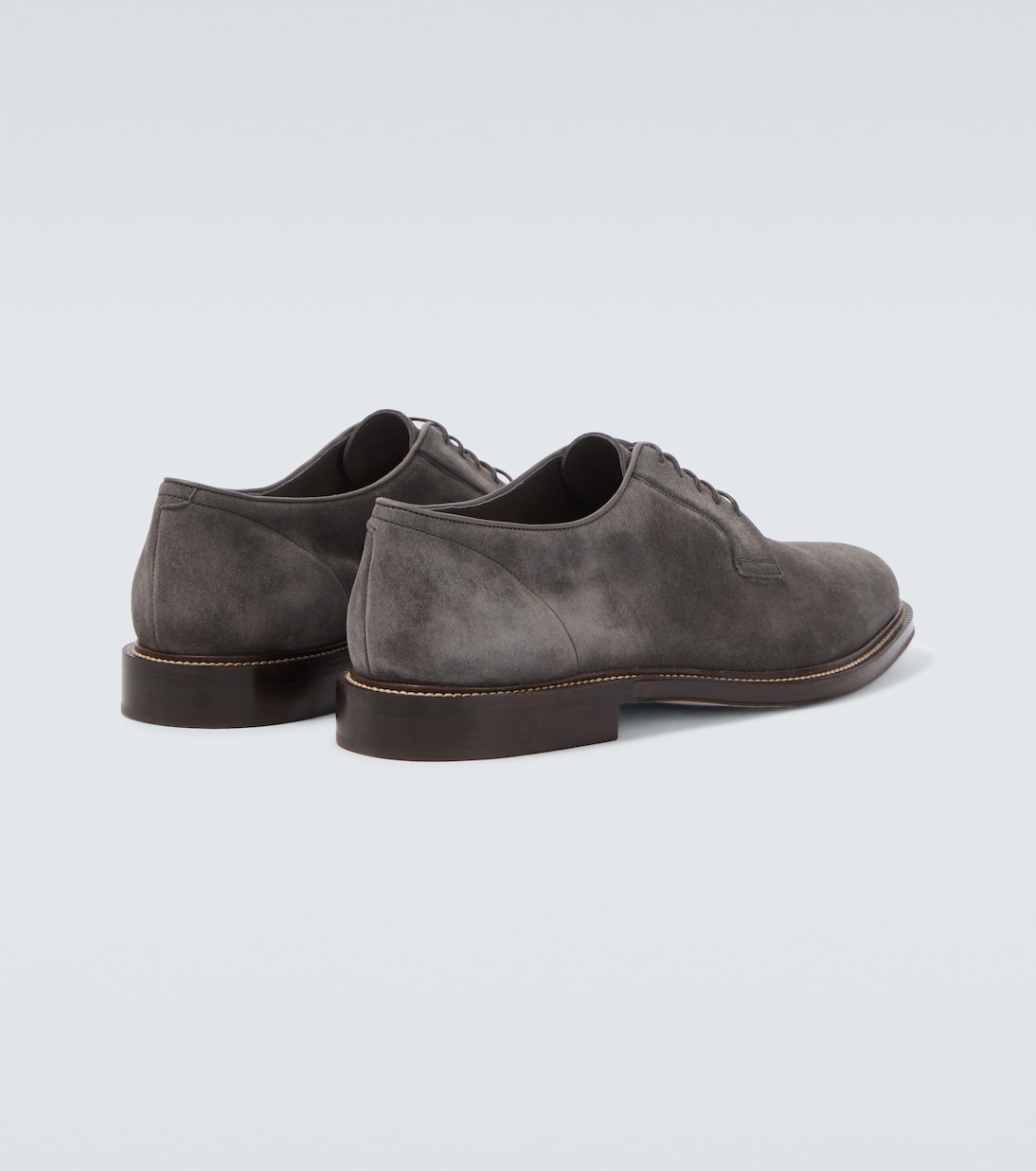 Suede Derby shoes | Brunello Cucinelli