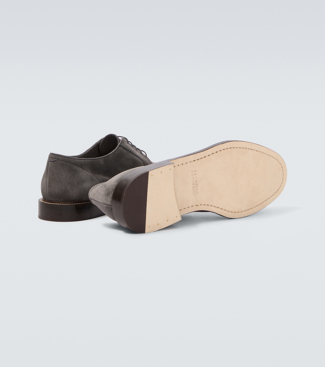 Suede Derby shoes | Brunello Cucinelli