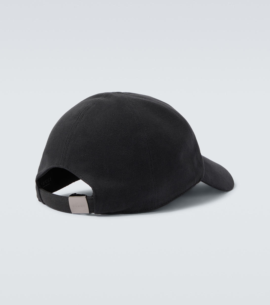 Web Stripe cotton baseball cap | Gucci