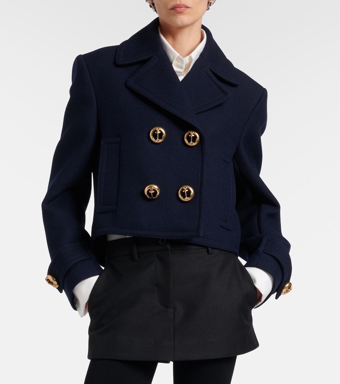 Double-breasted wool jacket | Balenciaga