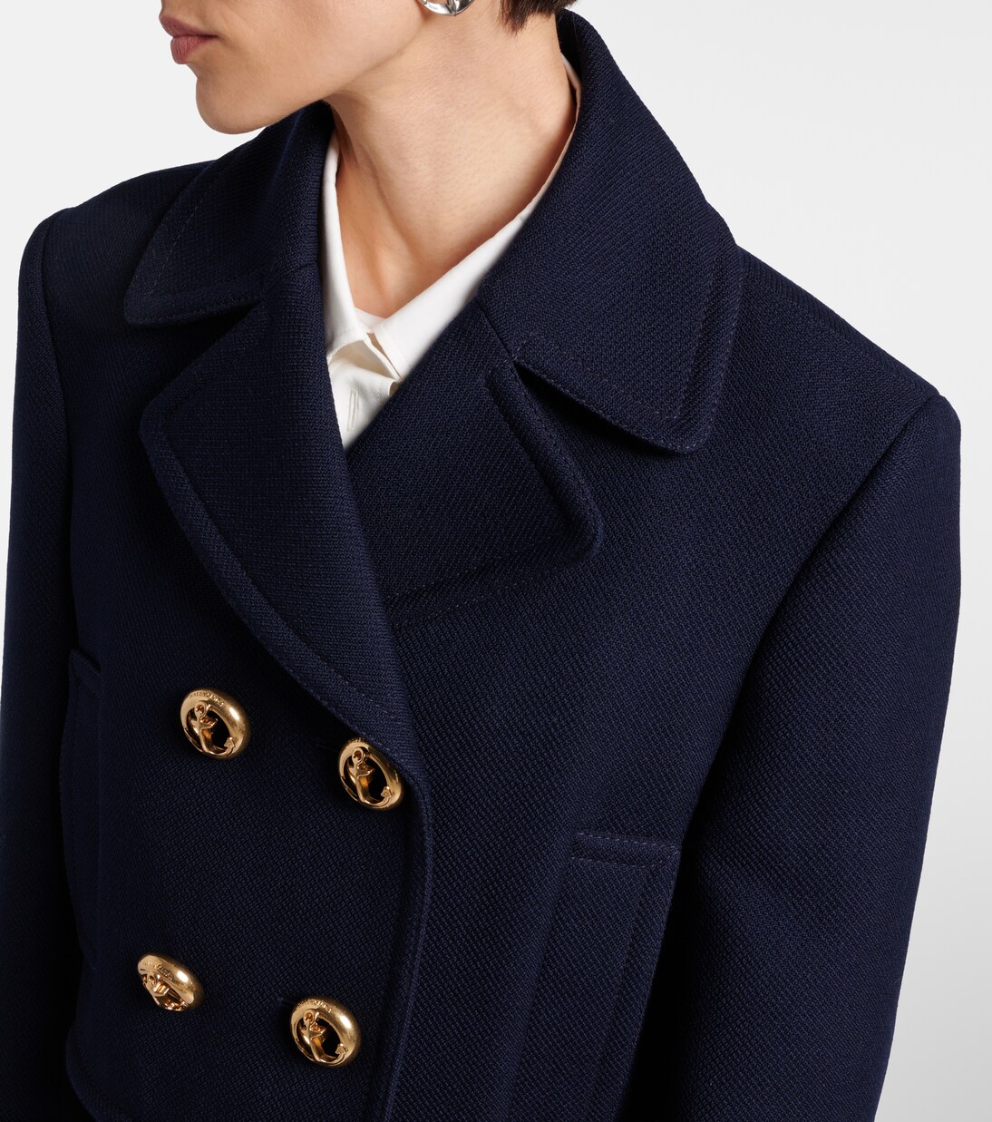 Double-breasted wool jacket | Balenciaga