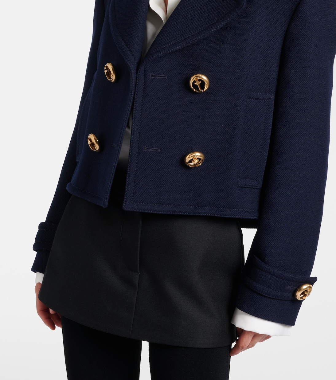 Double-breasted wool jacket | Balenciaga
