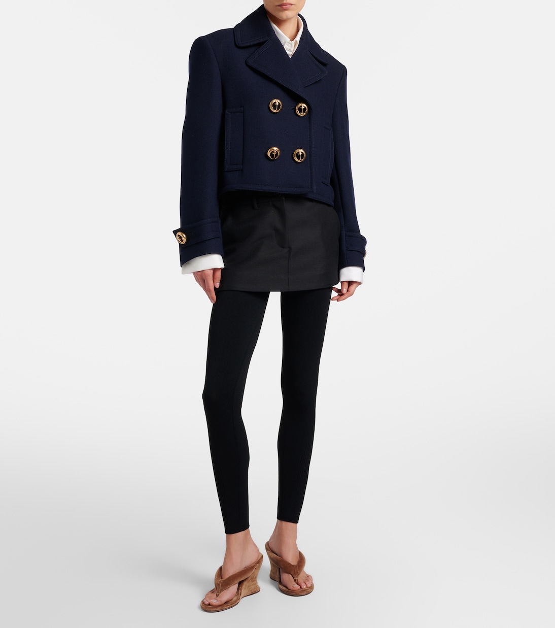 Double-breasted wool jacket | Balenciaga