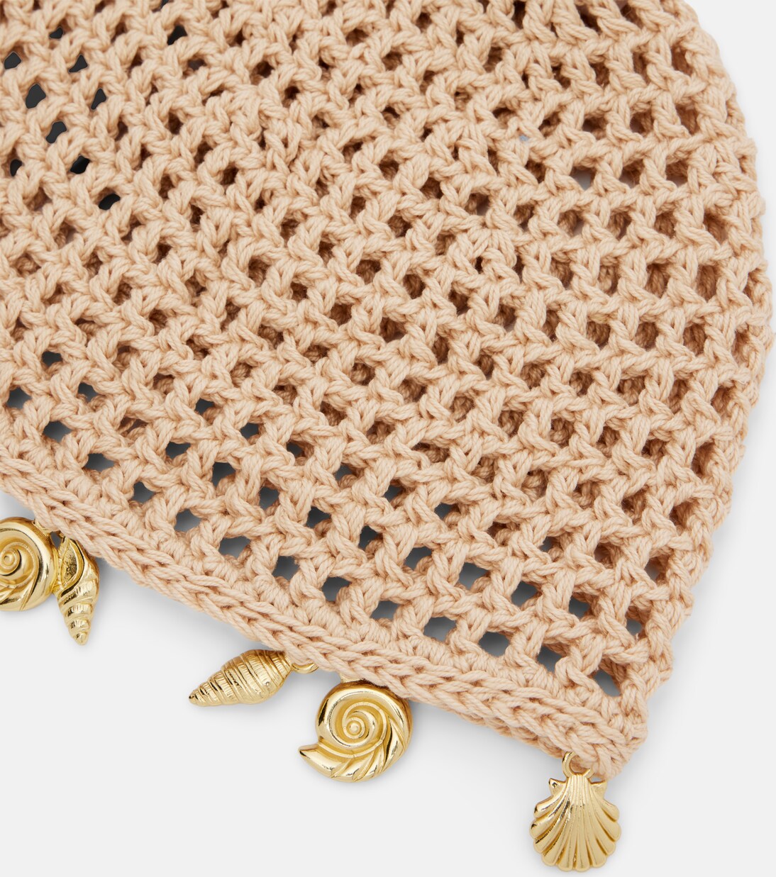 Embellished crochet cotton hat | Oséree