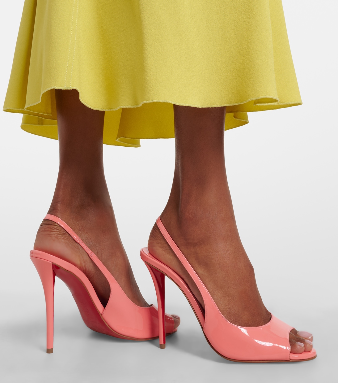 Slingback-Sandalen Miss Z aus Lackleder | Christian Louboutin