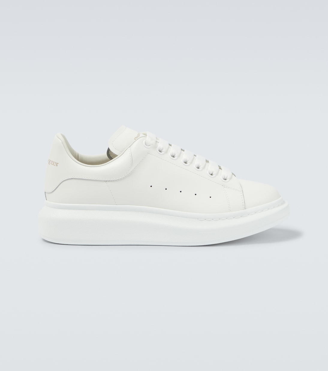 Oversized leather sneakers | McQueen