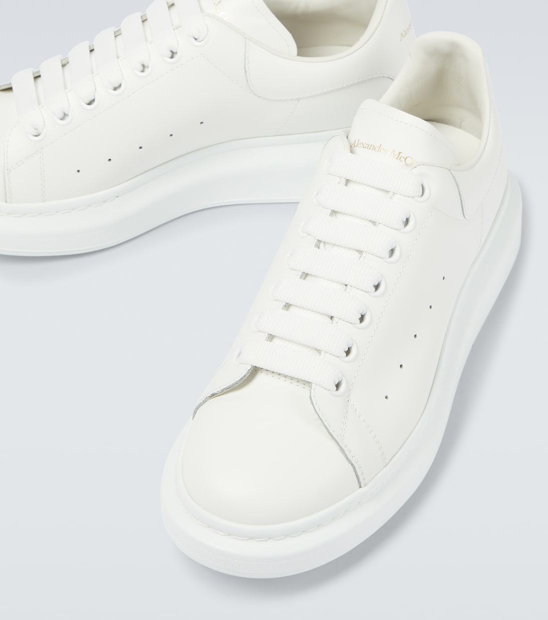 Oversized leather sneakers | McQueen