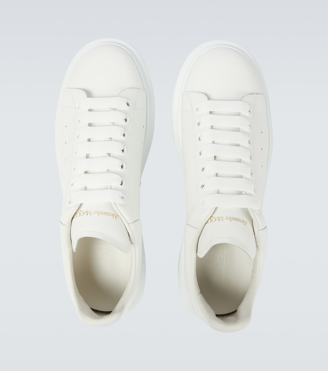 Oversized leather sneakers | McQueen