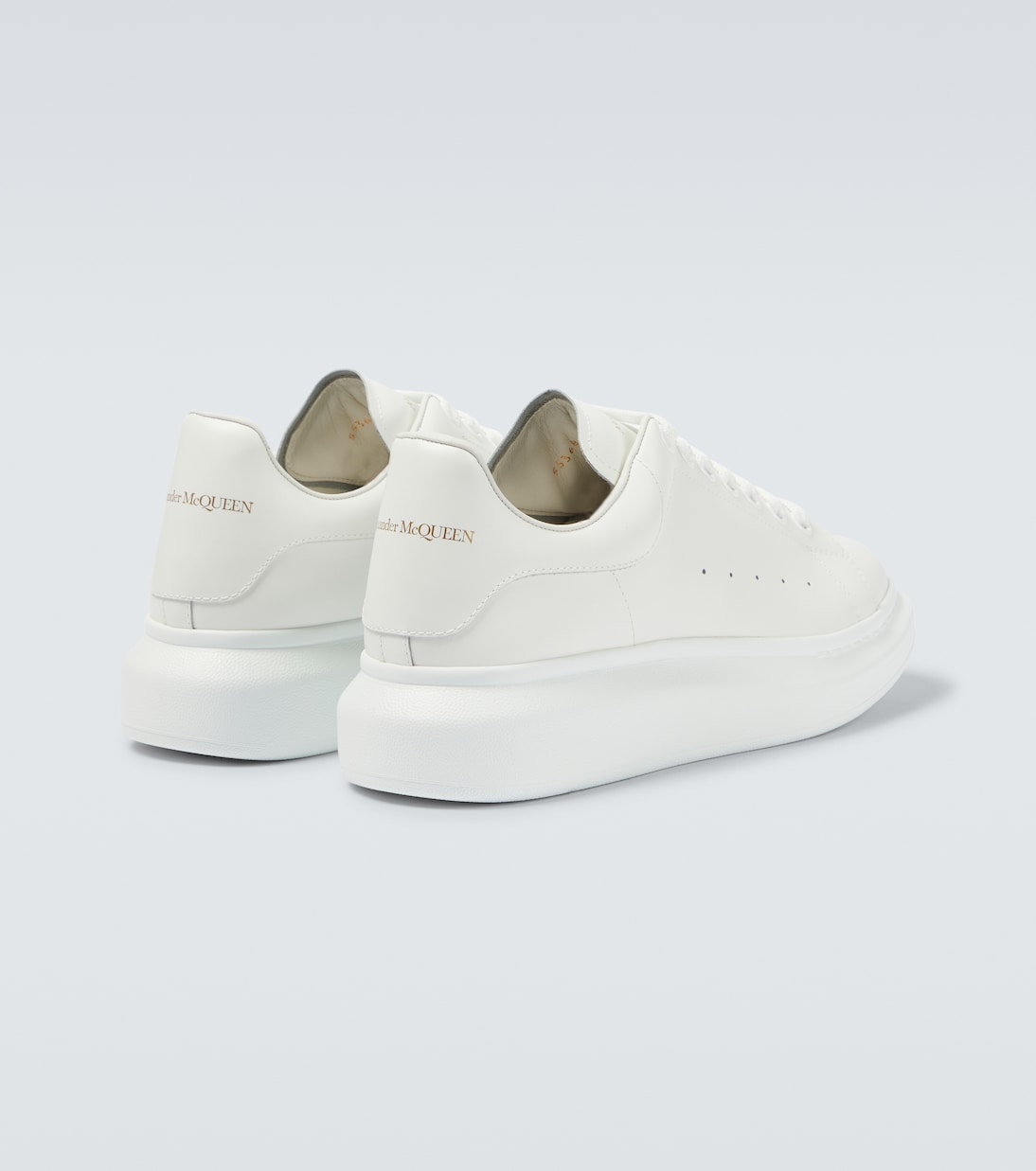 Oversized leather sneakers | McQueen