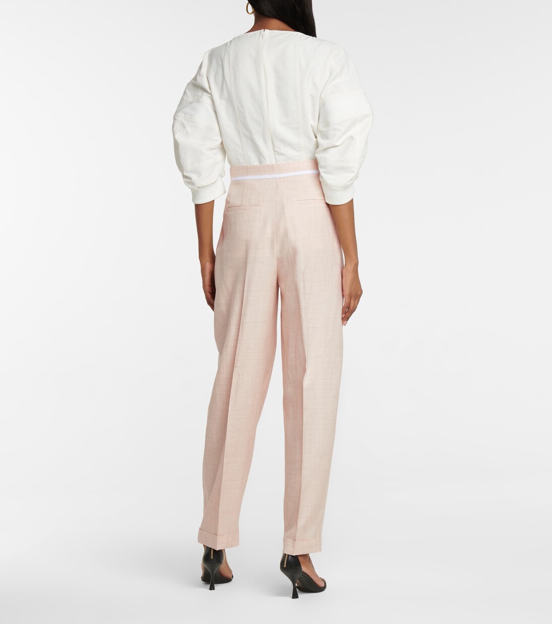 Pantalon ample Ariana en lin mélangé | Stella McCartney