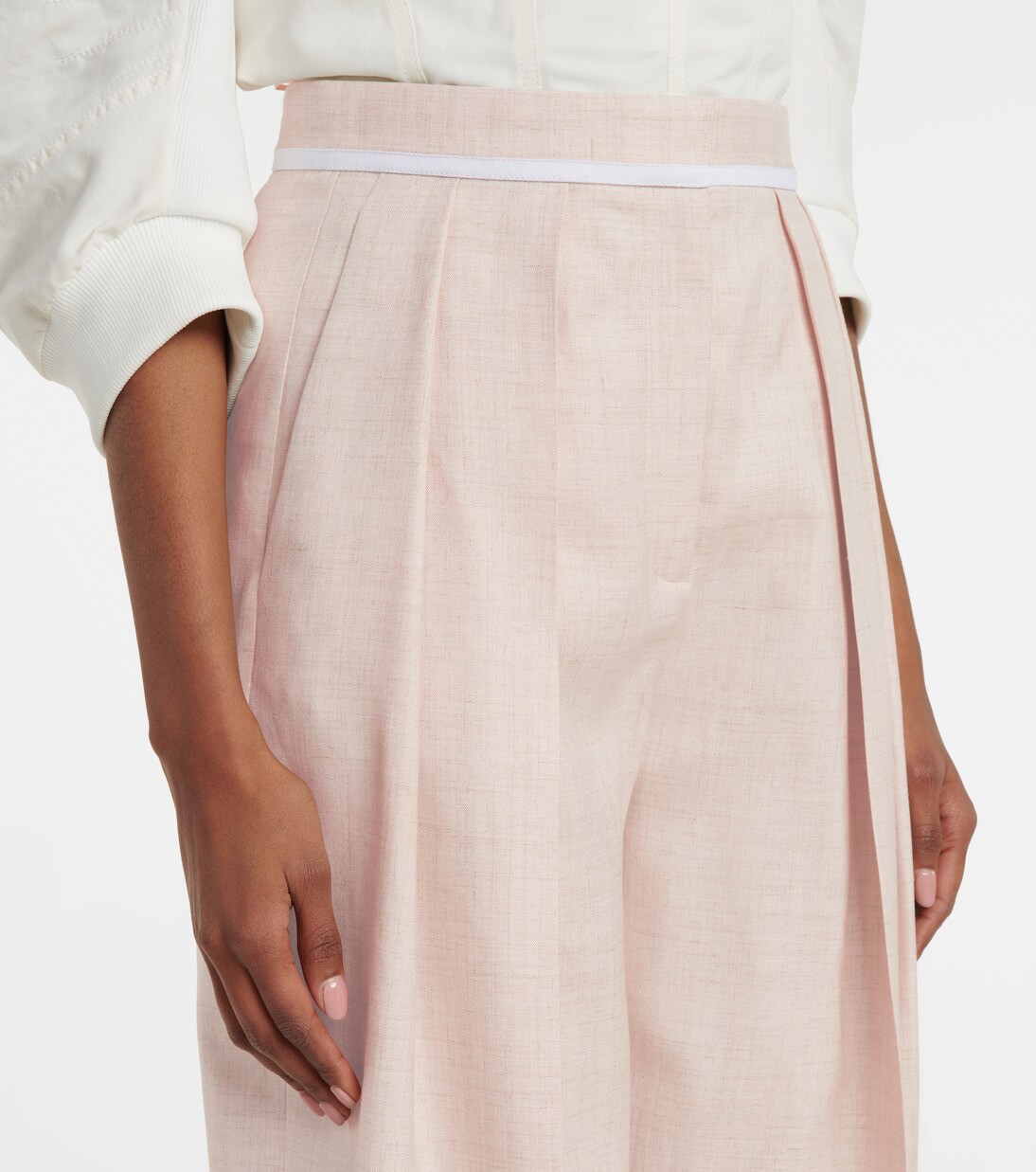 Pantalon ample Ariana en lin mélangé | Stella McCartney