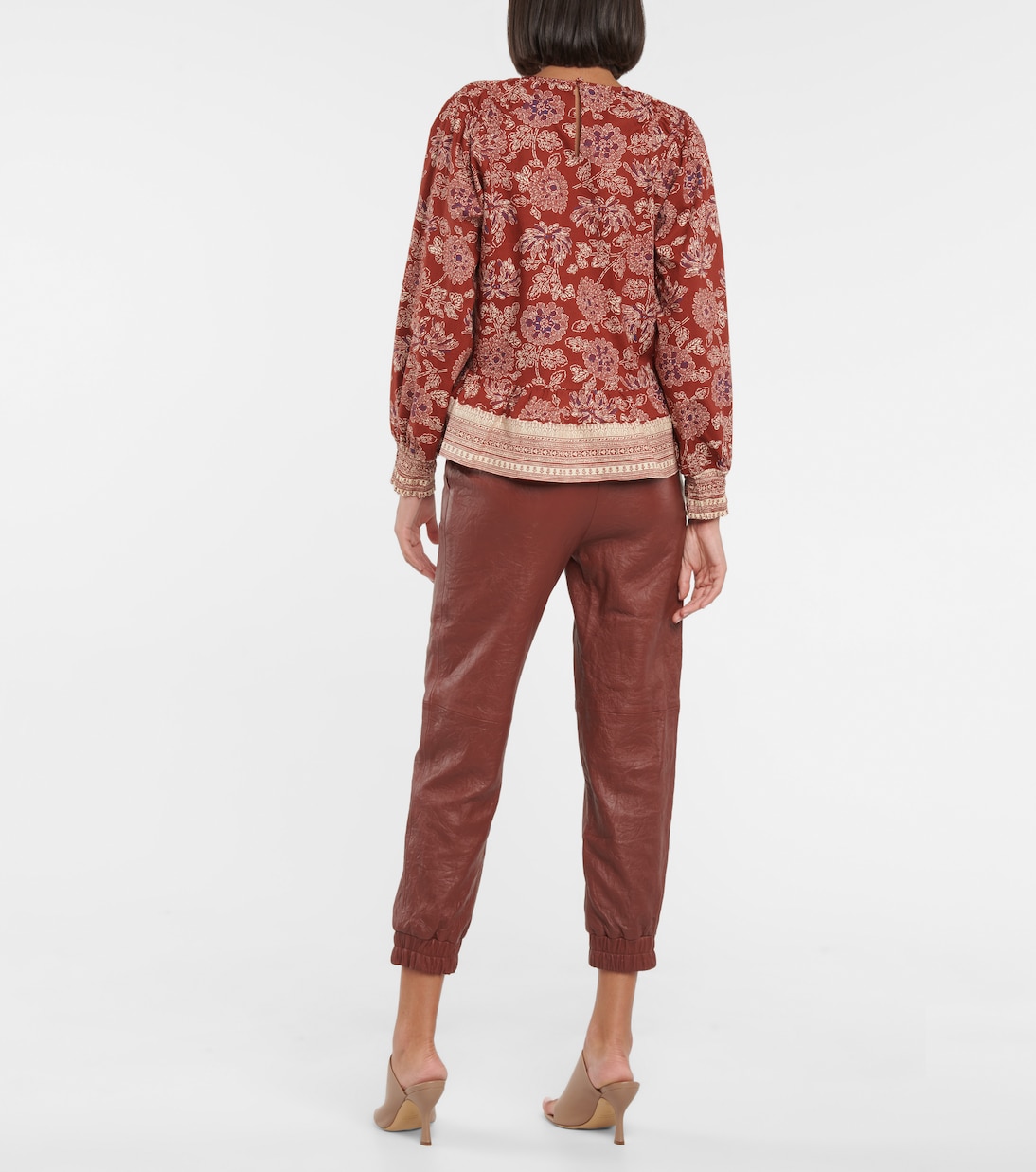 Kester floral stretch-cotton blouse | Veronica Beard