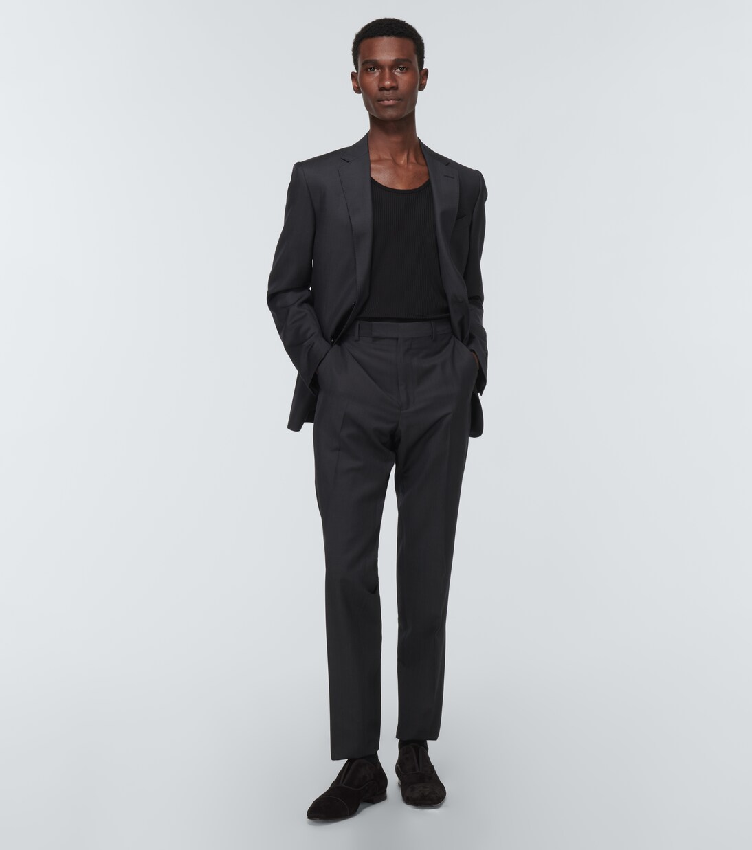 Alpha Male velour Oxford shoes | Christian Louboutin