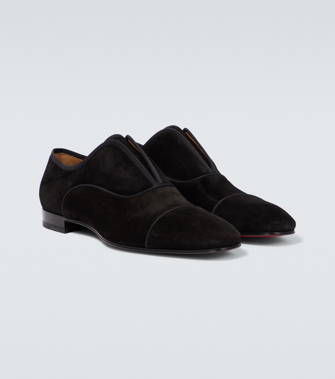 Alpha Male velour Oxford shoes | Christian Louboutin