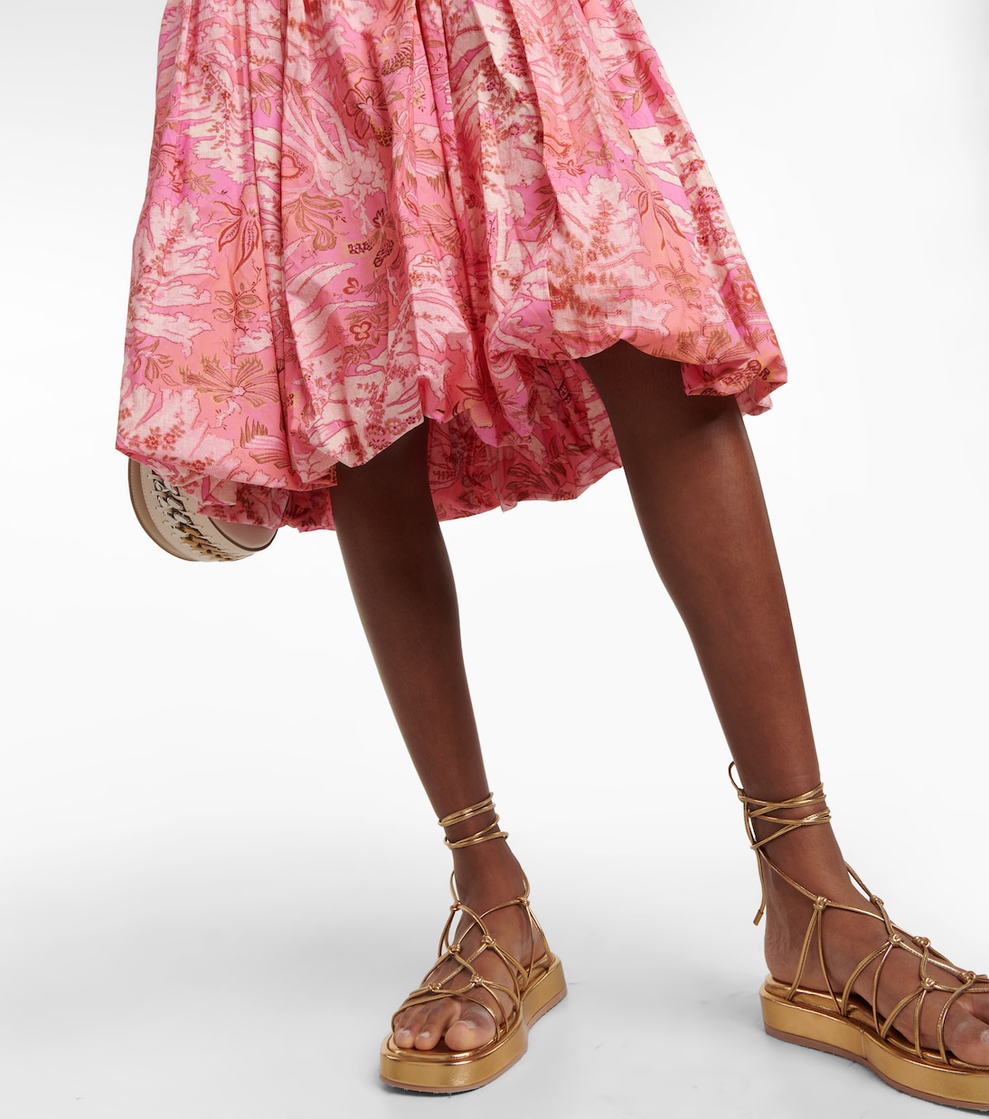 Robe midi Kaia imprimée en coton | Ulla Johnson