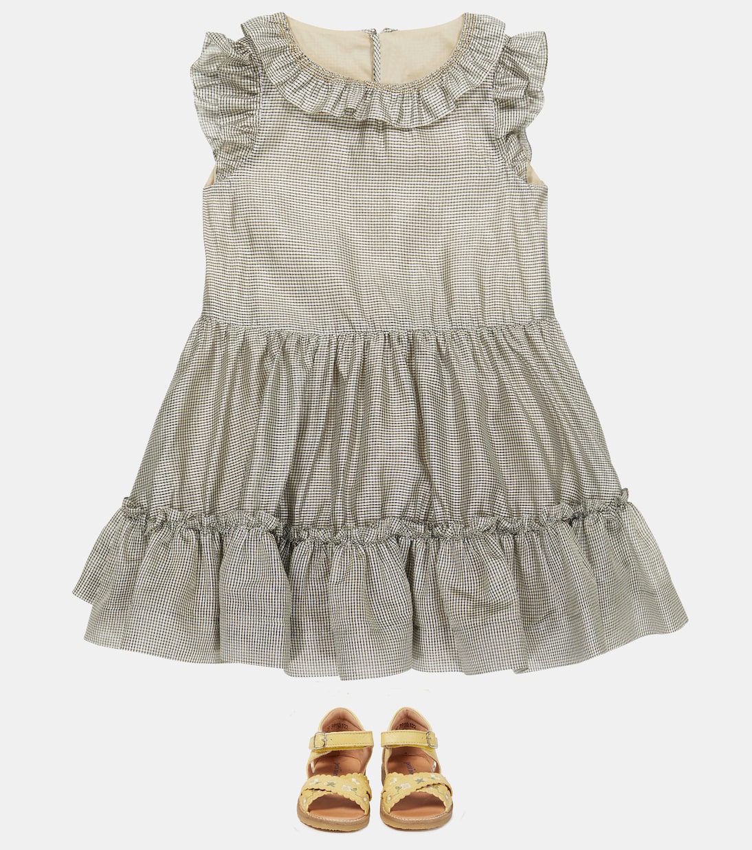 Bonheur gingham dress | Bonpoint