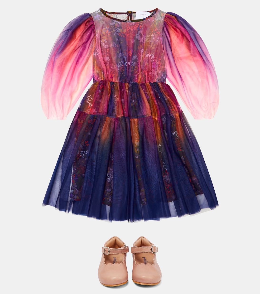 Robe en tulle à fleurs | Paade Mode