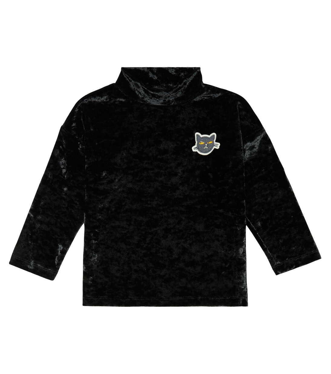 Velvet mockneck top | Mini Rodini