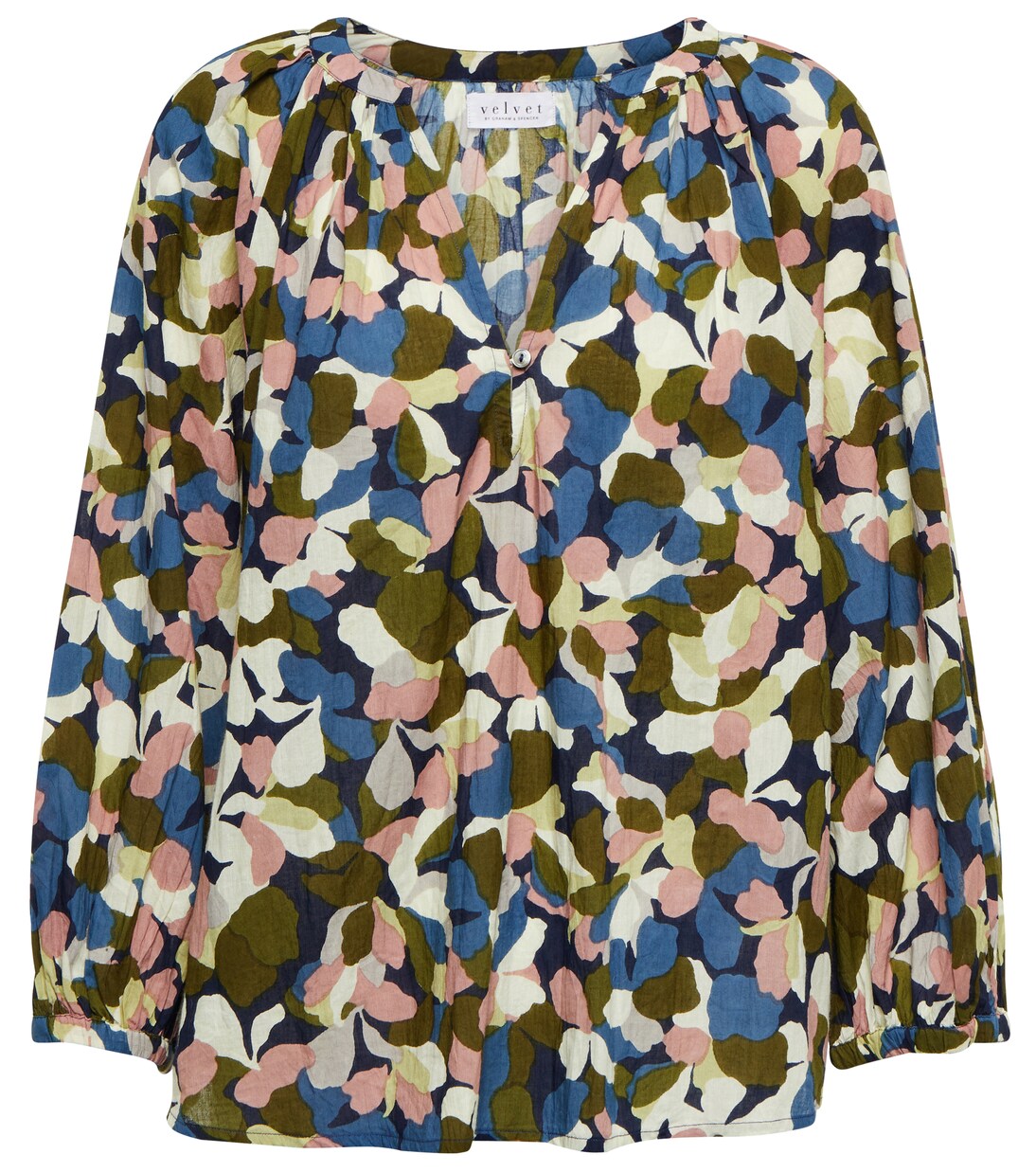 Blouse imprimée en coton | Velvet
