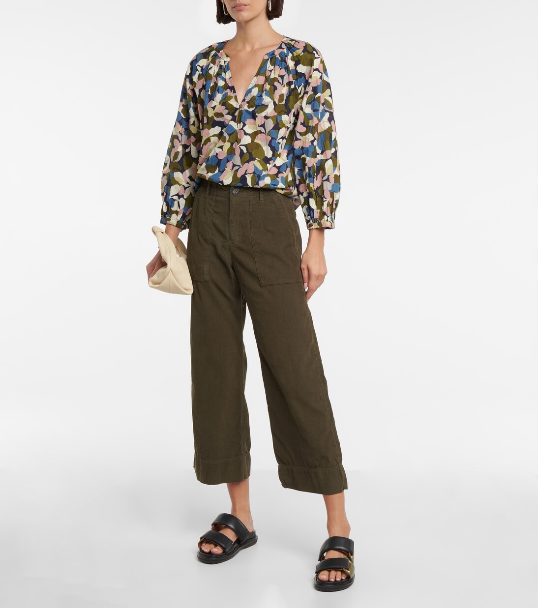 Blouse imprimée en coton | Velvet