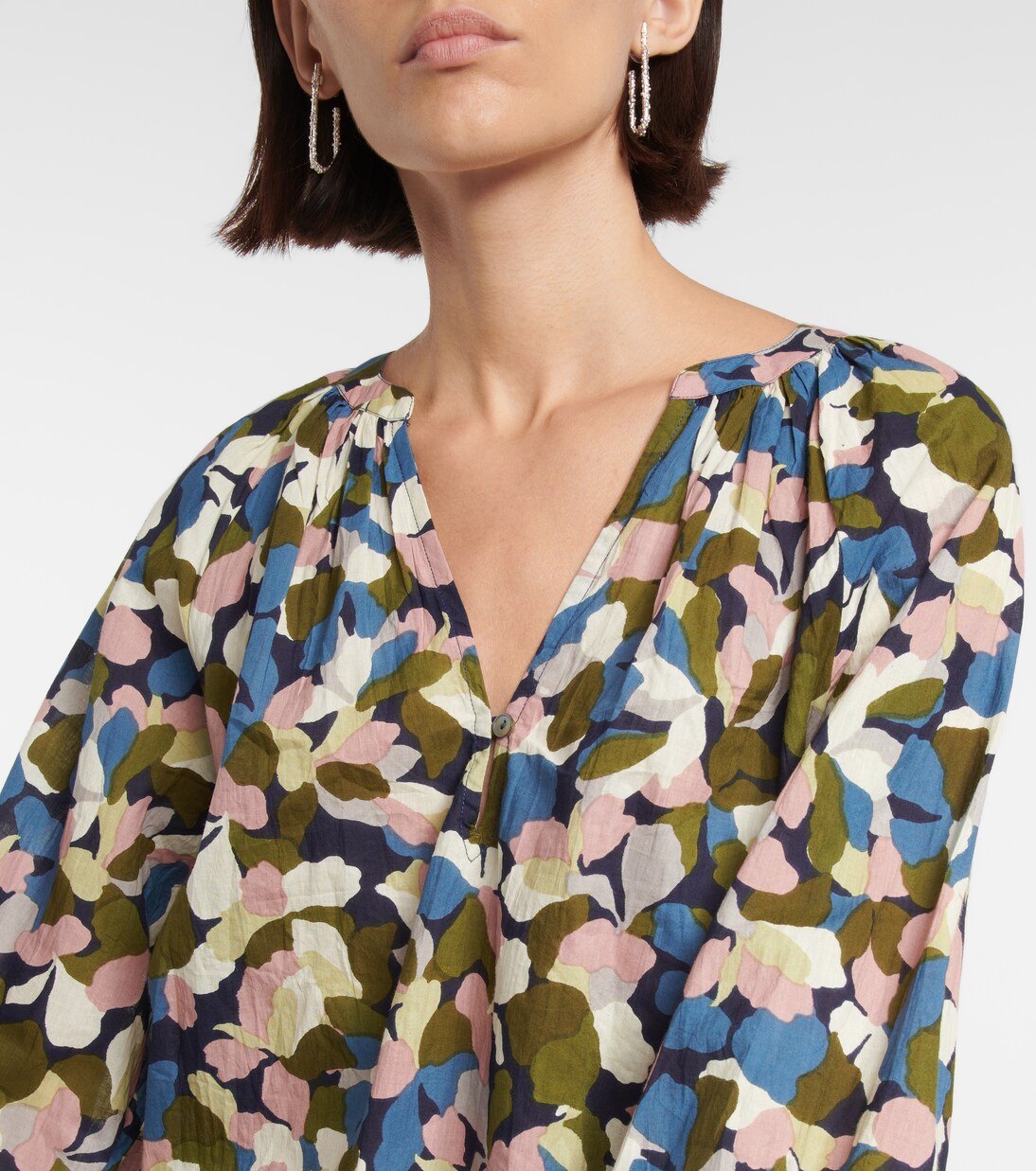 Blouse imprimée en coton | Velvet