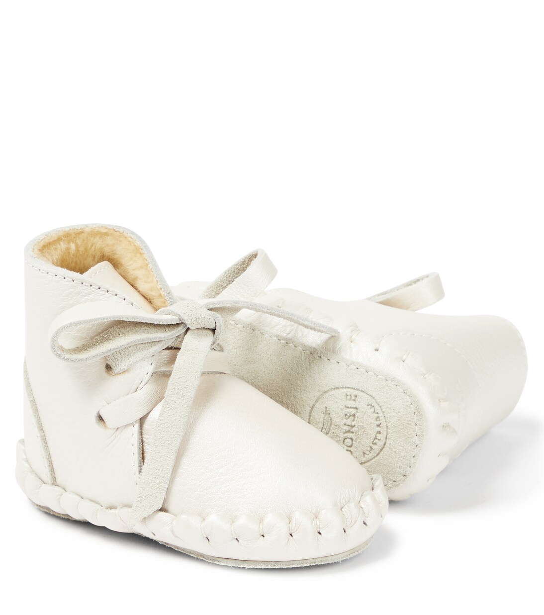 Baby Pina leather booties | Donsje