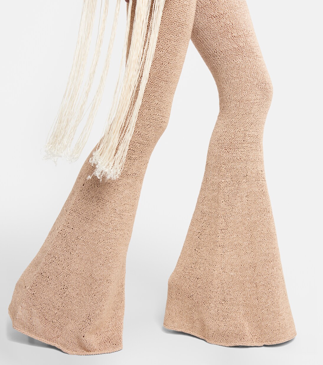 High-Rise Leggings aus Häkelstrick | Magda Butrym