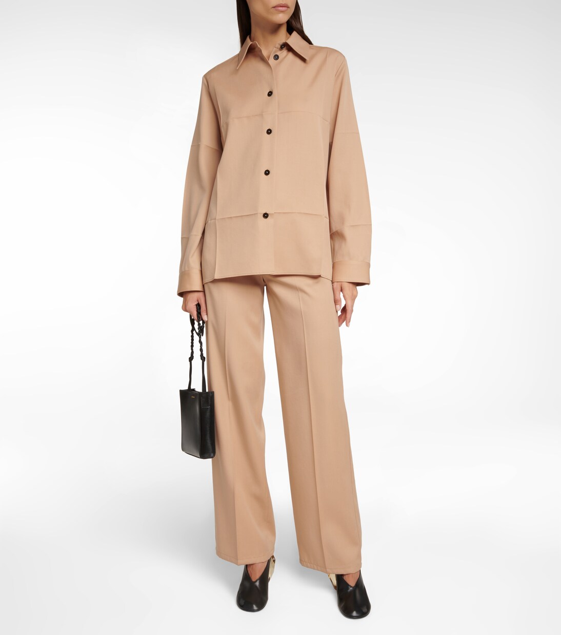 Small leather shoulder bag | Jil Sander