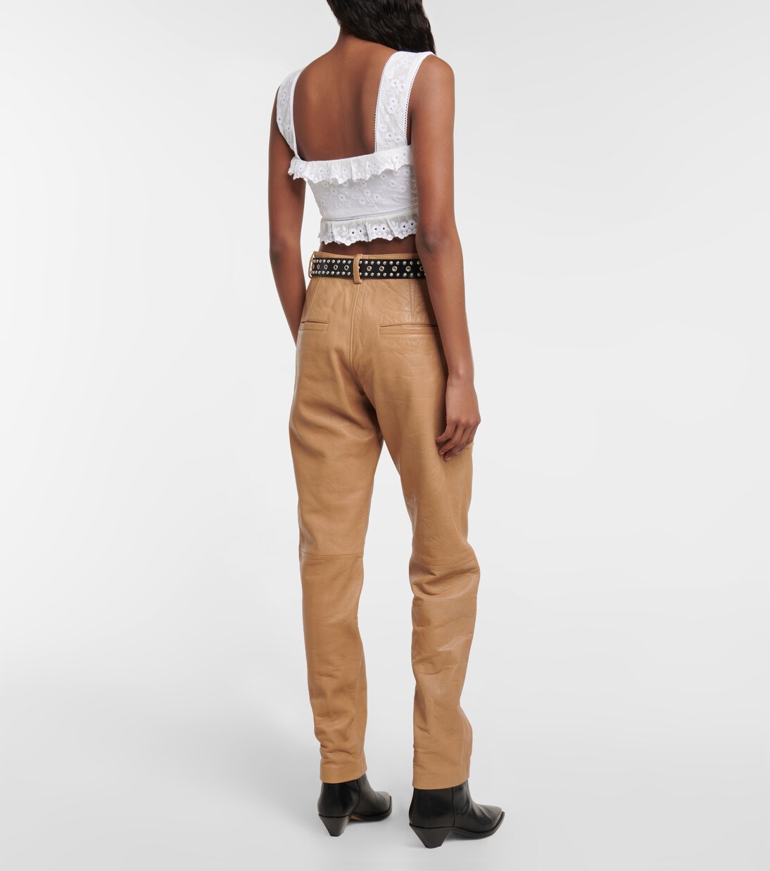 Cropped-Top Mecelia aus Baumwolle und Seide | Isabel Marant