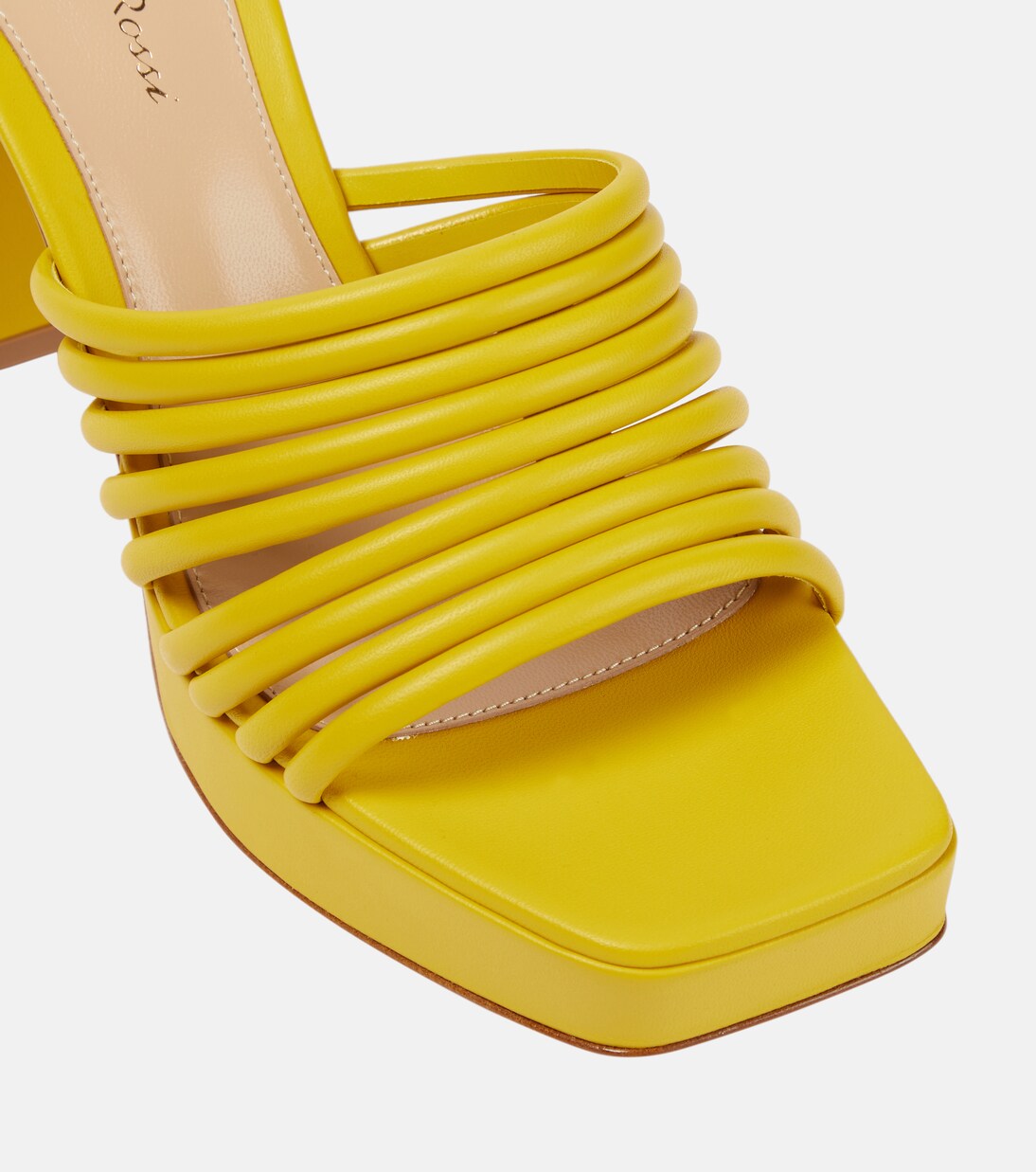 Lena 95 leather mules | Gianvito Rossi