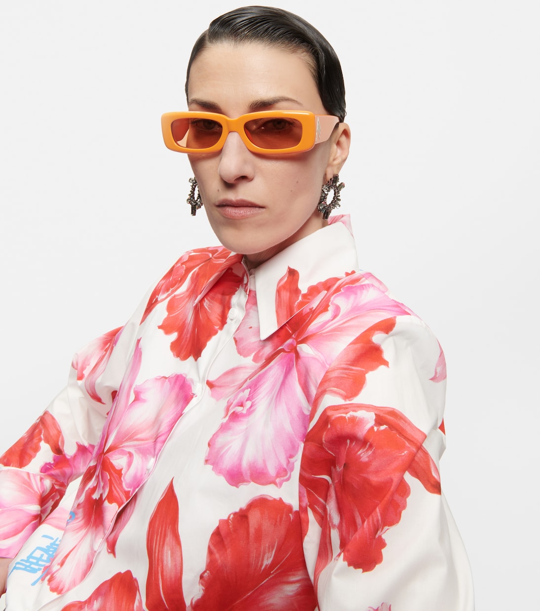 X Linda Farrow Sonnenbrille Marfa Mini | The Attico