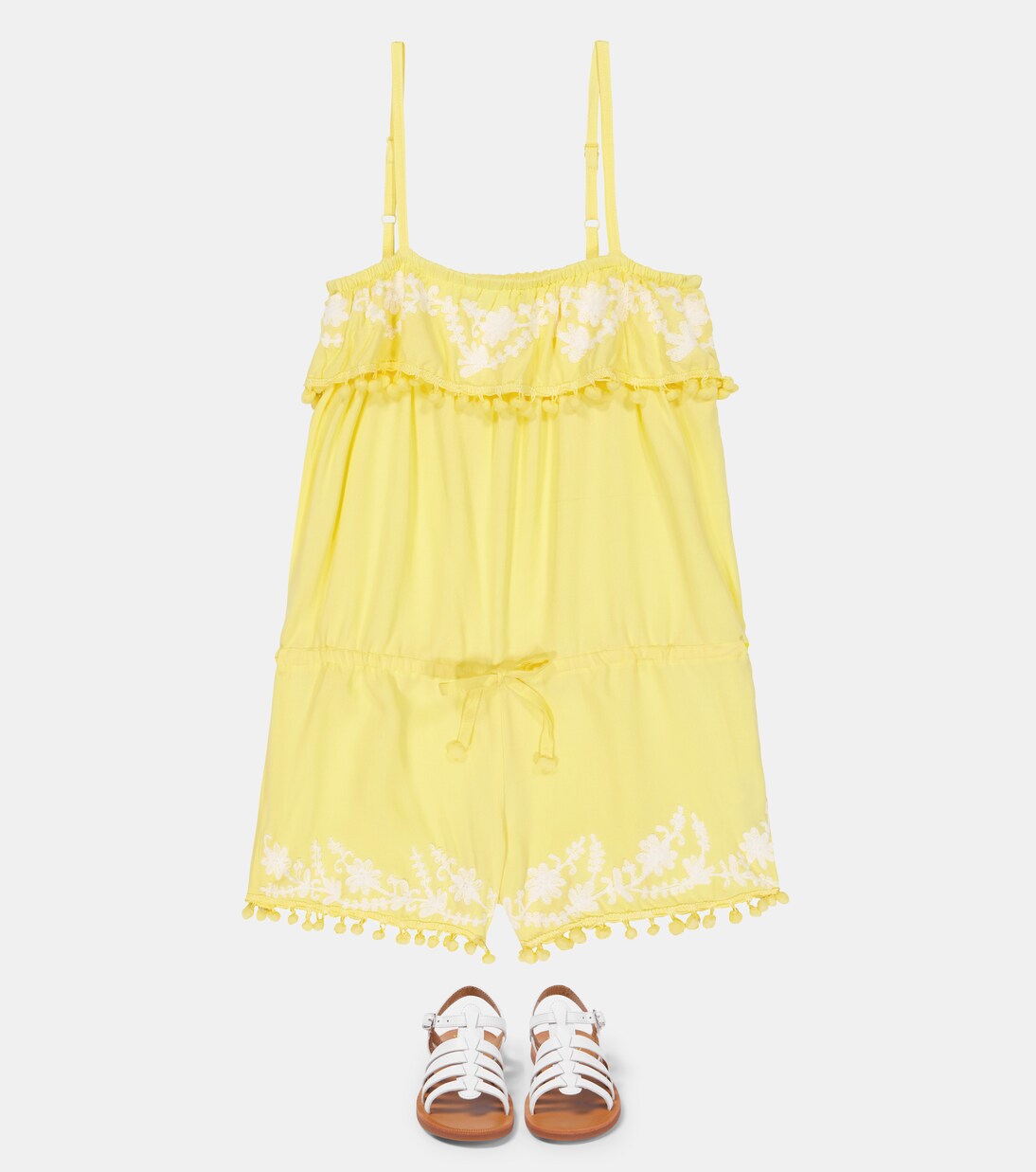 Baby Eisha embroidered playsuit | Melissa Odabash Kids