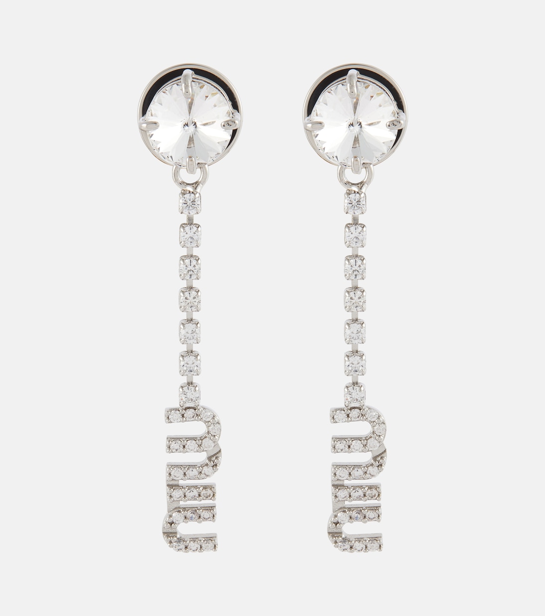 Ohrringe mit Kristallen | Miu Miu