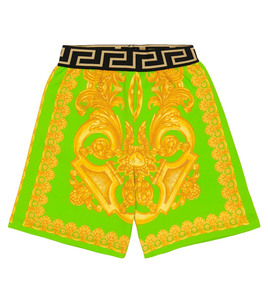 Bedruckte Shorts Barocco aus Baumwolle | Versace Kids
