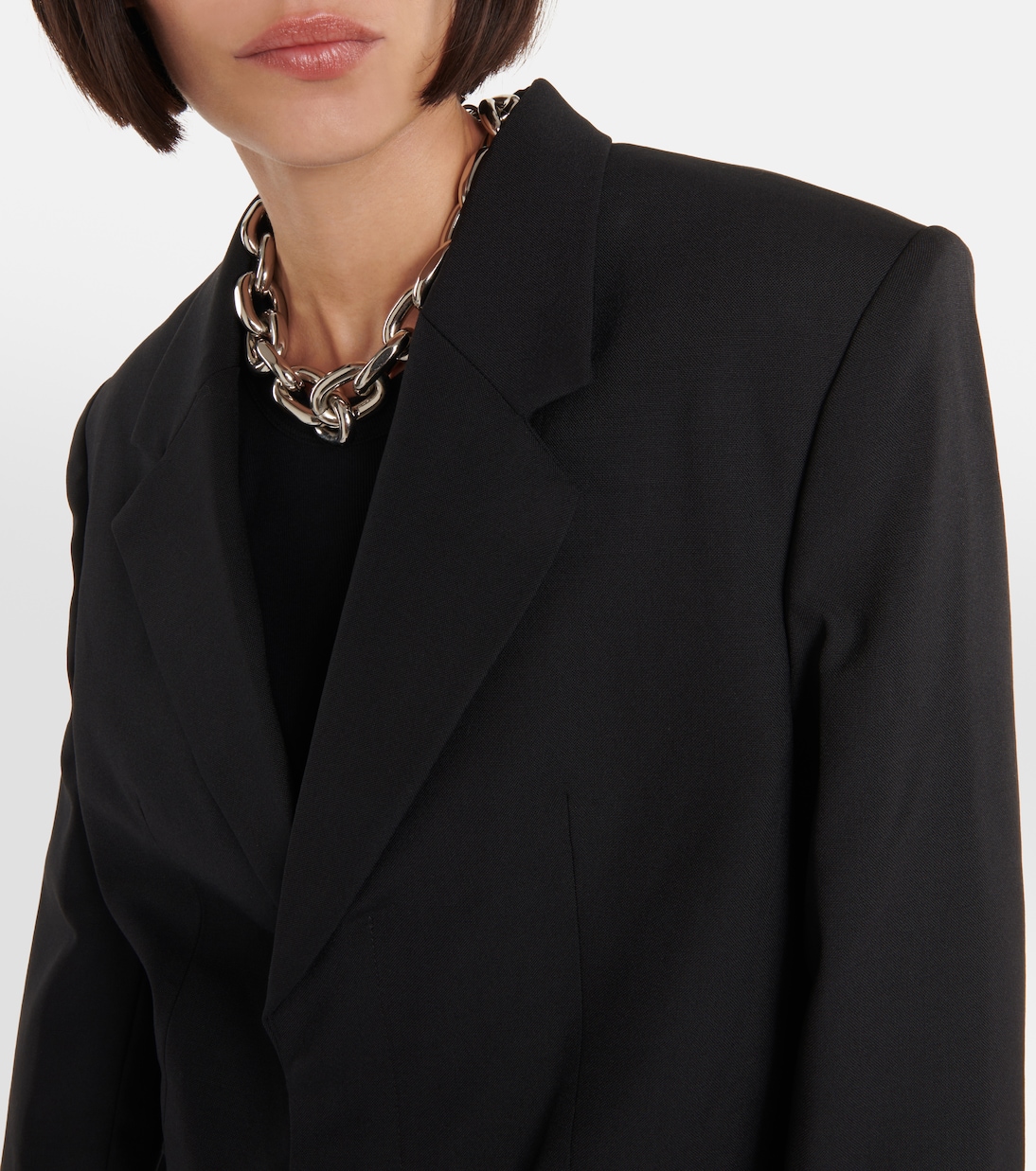 Blazer aus Wolle mit Spitze | Dion Lee