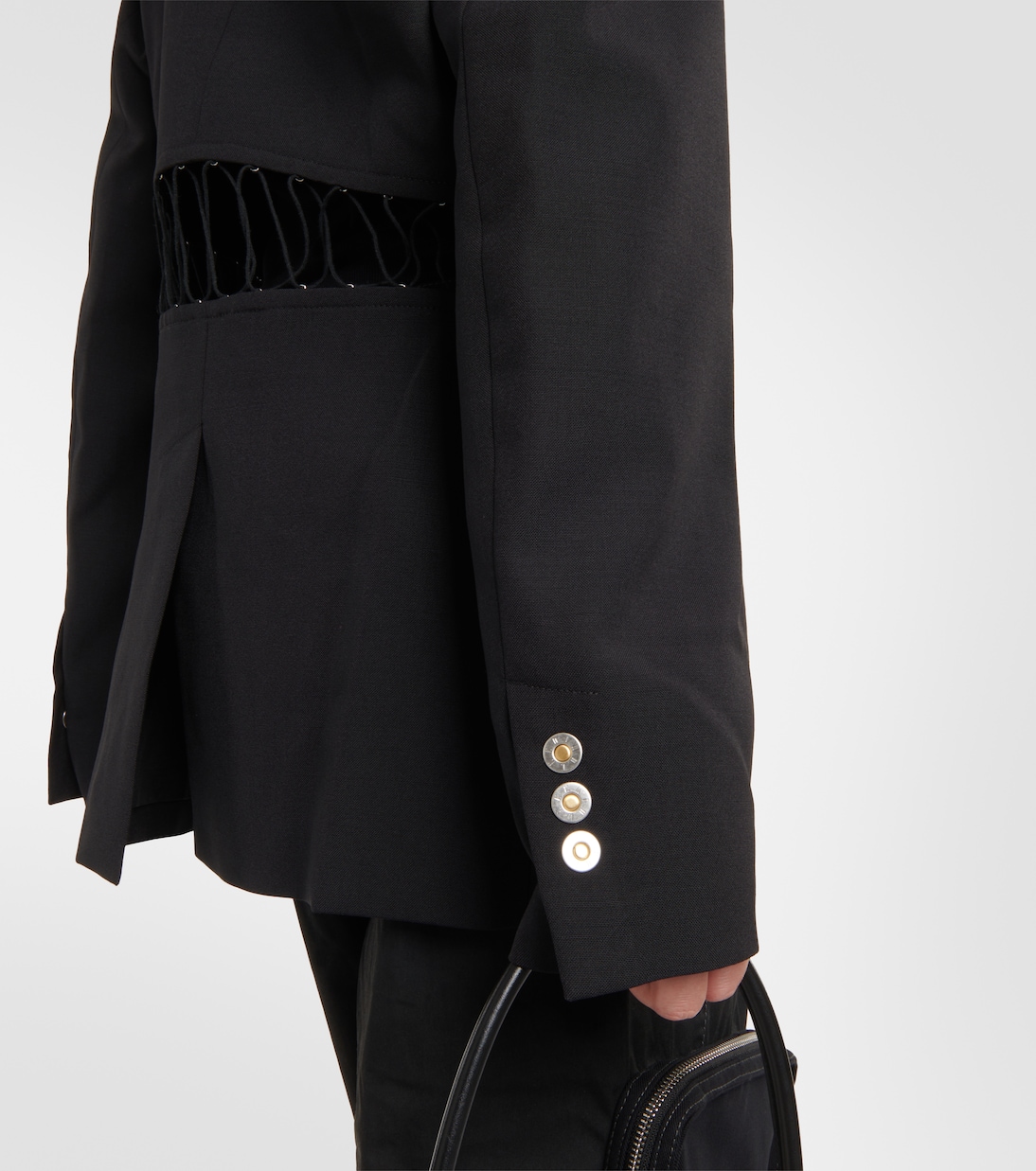 Blazer aus Wolle mit Spitze | Dion Lee