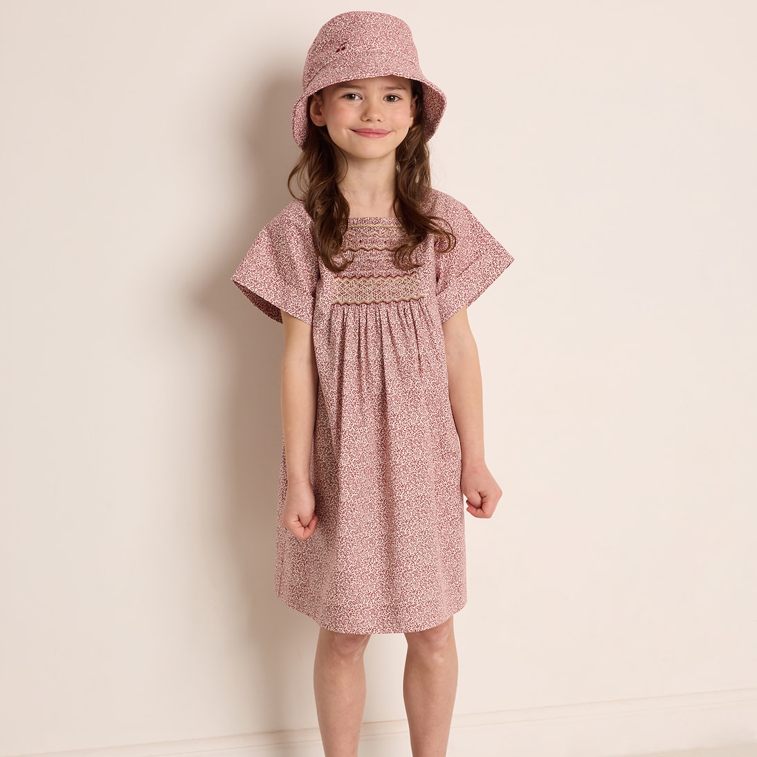 Paysanne floral cotton dress | Bonpoint