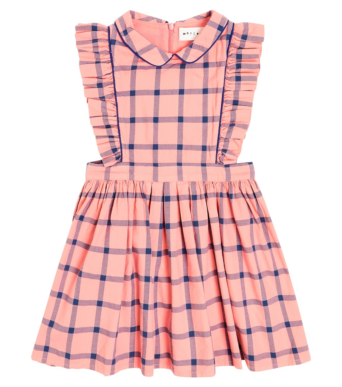 Thelma ruffled checked cotton dress | Morley