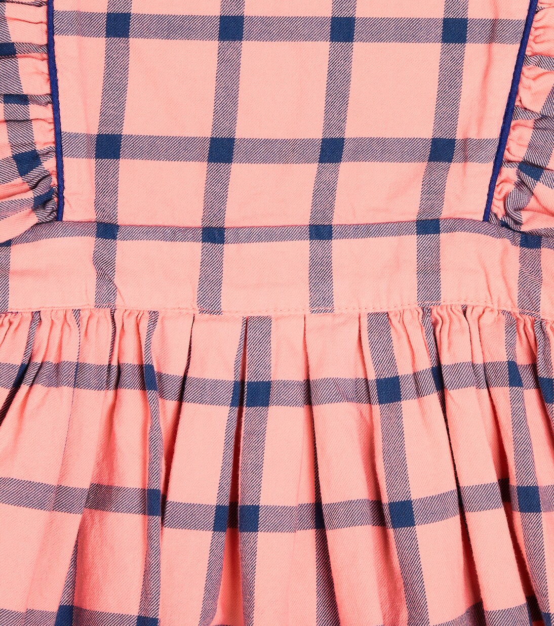 Thelma ruffled checked cotton dress | Morley