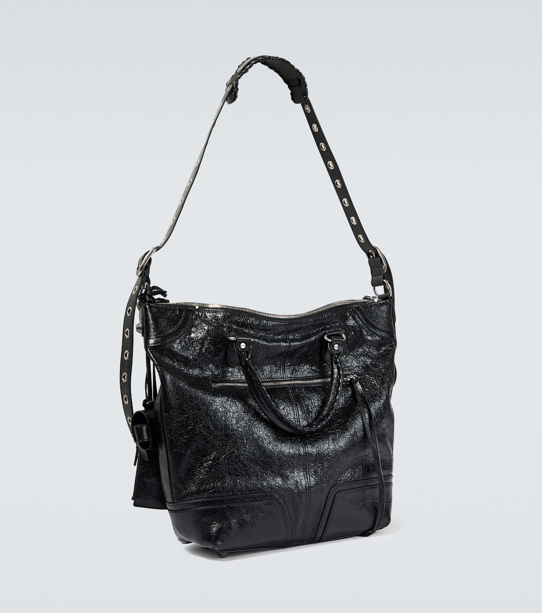  Le Cagole Medium leather tote bag | Balenciaga